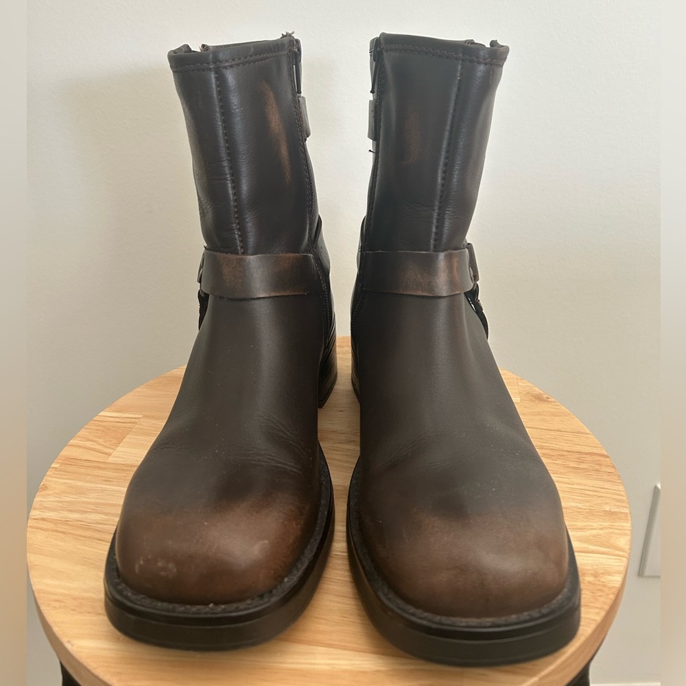 Steve Madden Brown Brixton Boots - Picture 3 of 8